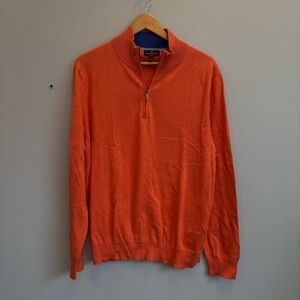 Brooks Brothers Large Sweater Supima Cotton quarter zip